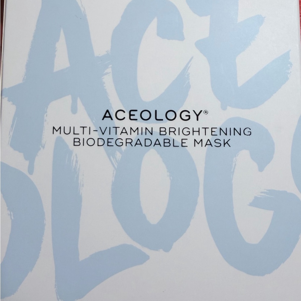 Aceology Multi-Vitamin Brightening Mask - Light Blue